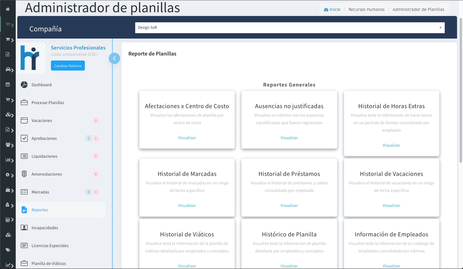 Reportes Administrativos